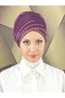 Yellow Beaded Detailed Draped Bonnet Shawl - 5