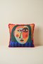 Decorative Throw Pillow Cover |   Nouses |   42 cm |   Double Sided |   Multicolor |   Handmade |   Illustration |   Unique |   Artistic - 3