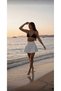 Women's polka dot high waist quick drying shorts skirt -suitable for seaside, sports and daily wear- - 5