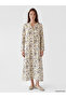Nevavm Farklı Yaka A-Line Dress