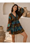 Authentic Multi-Color Ethnic Patterned Mini Imported Dress Std 36-40 - 3
