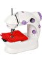 Portable Electric Mini Sewing Machine – Double Thread Household Sewing Machine with Adjustab