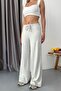 Women's Adjustable Waist Wide Leg Sweatpants Gray - Ms0001271 - 2