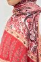 Tencel Monare Shawl Bohemian Red - 5