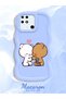 Redmi 10C Compatible Case Camera Protector Blue Silicone Couple Phone Case Cute Pattern - 2