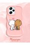 Poco X5 Pro 5g Compatible Case Camera Protector Pink Silicone Couple Phone Case Cute Pattern - 2
