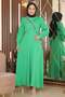 Stone Tassel Dress Green 18700 - 4