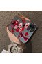 Samsung Galaxy A04 Compatible Silicone Edge Hard Back Case Couple Phone Case with Floral Pattern - 4