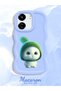 Poco C65 Compatible Case Camera Protective Blue Silicone Couple Phone Case Cute Pattern - 2