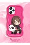 Poco X5 Pro 5g Compatible Case Camera Protector Red Silicone Couple Phone Case Panda Pattern - 2