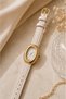 Morv Women's Gold Oval Case White Leather Strap Vintage Minimalist Quartz Wristwatch – Old Money Elegance, Sophisticated Casual & Classic Design 2026 - 2