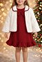 Girl's 2-Piece Combination Woven Stylish Outfit