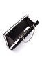 Black Ankle Strap Pointed Toe Evening and Event High Heel Shoes and Bag Set - 2