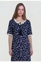 Women's Cotton Graphic Print Homewear Maxi Dress - 2