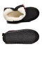 Black Suede Fur Lined Girls' Boots Ugy F - 6