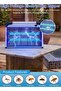 LED Bug Zapper Electric Mosquito Killer Indoor Fly Trap with UV Light Covers 50㎡+ Quiet Chemical-Free Insect Killer for Home Kitchen Restaurant Garden - 3