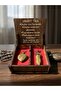 Unakite Stone Natural Stone Double Necklace Set with Wooden Box