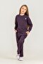 Girl's Sweet and Chic Purple Tracksuit Set Rp3921-C-V3