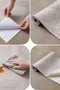 Premium Self-Adhesive Wood Herringbone Parquet Look Pvc Floor Wall Cabinet Covering - 7