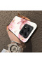 Poco X7 Compatible Silicone Edge Hard Back Case Couple Phone Case with Floral Pattern - 4