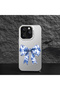 Samsung Galaxy A26 Compatible Silicone Edge Hard Back Case Couple Phone Case Bow Tie Patterned - 5