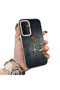 Samsung Galaxy A26 Compatible Silicone Edge Hard Back Case Couple Phone Case with Airplane Pattern