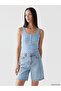 Lcw Everyday Blue U Neck Women's Undershirt