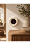 Special Design Wavy Series Exterior Cream Interior Brown Decorative Socket a Quality Plastic (Mechanism Included) - 2