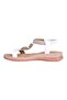 Alens A17 White Women's Flat Sandals Shoes - 3