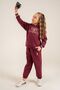 Girl's Embroidered Purple Long Sleeve Tracksuit Set Us2705-C-V2 - 2