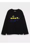 100% Cotton Oversize Fit When Life Gives You Lemons Printed - Crew Neck Long Sleeve T-Shirt