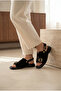 Premium Suede Look Gold Buckle Casual Summer Back-Strap Sandals - 7