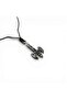 Celtic Knot Battle Axe Chrome Plated Oiled Cotton Cord Men Women Necklace - 2