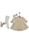 Baby Girl Sakura 4-Piece Elegant Dress Set 0-3/3-6 Months Mevlüt Set Newborn Hospital Release - 2