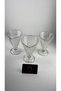 3-Piece Crystal Transparent Ice Cream Bowl Glass Ice Cream Bowl Magnolia Dessert Cup Set Presentation Container - 4