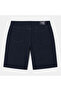 Navy Blue Men's Denim Shorts Lycra Classic Cut Large Size Jean Shorts - 3