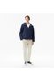 Men's Navy Blue Regular Fit Hooded Waterproof Raincoat - 3