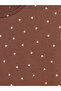Alita City with a Difference from Lcw Dream Brown Patterned Short Sleeve Women's Shorts Pajama Set - 6