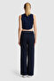 Women's Navy Blue Sweatpants 50324135-Vr033 - 5