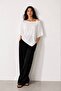 Flowy Viscose Asymmetrical Relaxed Fit Poncho