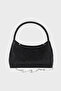 Evening Dress Bag with Stone-Studded Fixed Handle Evening Dress Bag 915Tasli - 2