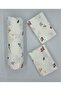 100% Cotton Fabric Elastic Bed Sheet+Pillowcase for Padded Beds Corner Depth 28-30 cm Soft Fabric New Season - 4