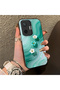 Poco F7 5g Compatible Silicone Edge Hard Back Case Couple Phone Case with Floral Pattern - 3