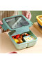 Lunch Box with compartment 1100ml - Green - 4