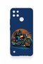 Realme C21Y Compatible Moto Rider Patterned Silicone Case - 3