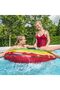 Rainbow Ribbon Ring - Inflatable Wave Pattern Ring - Inflatable Colorful Sea Ring - Wave Figure Swimming Ring - Inflatable Ring with Wavy Rainbow Pattern 115 Cm. - 5