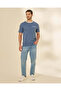 Men Navy Textured Ringer T-Shirt - 2