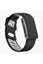Same woop 2-in-1 Silicone & Nylon Sport Watch Band Compatible with Smartwatch Adjustable Black Strap Set - 3