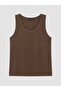 Lcw Everyday Brown U-Neck Women's Undershirt - 5
