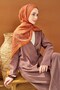 Riva Shawl Tencel Boston Fern Orange